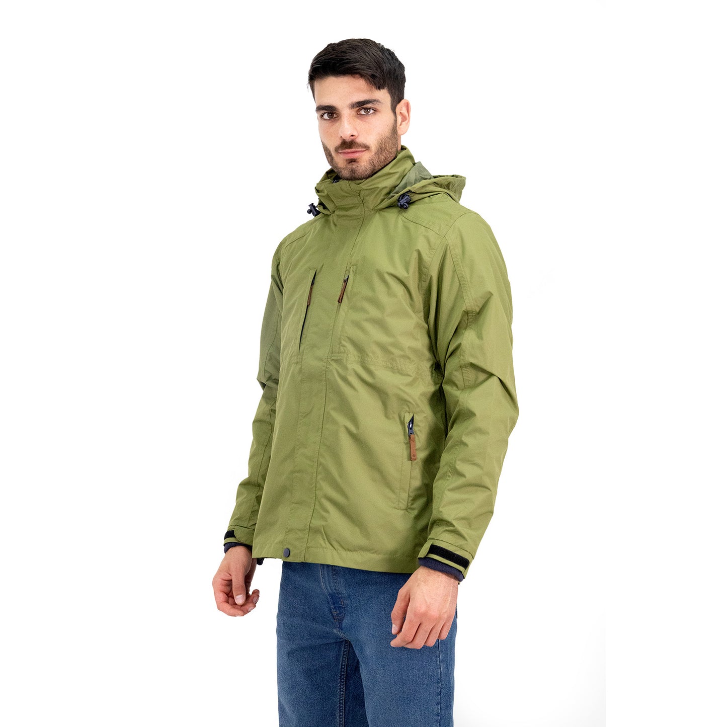 Parka Desmontable Quebec Ottawa 3 en 1 Verde Oliva