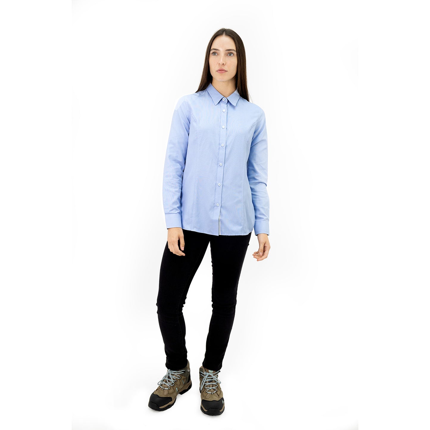 Camisa Quebec Vancouver Celeste Mujer
