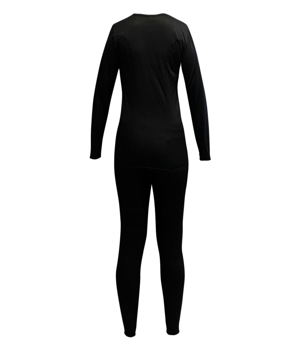 Conjunto Primera Capa HW Poliester Cooldry Mujer Black