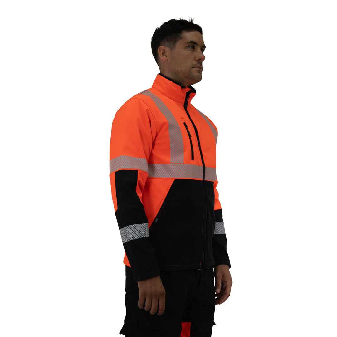 Chaqueta Softshell HW Oklan Rojo Fluor