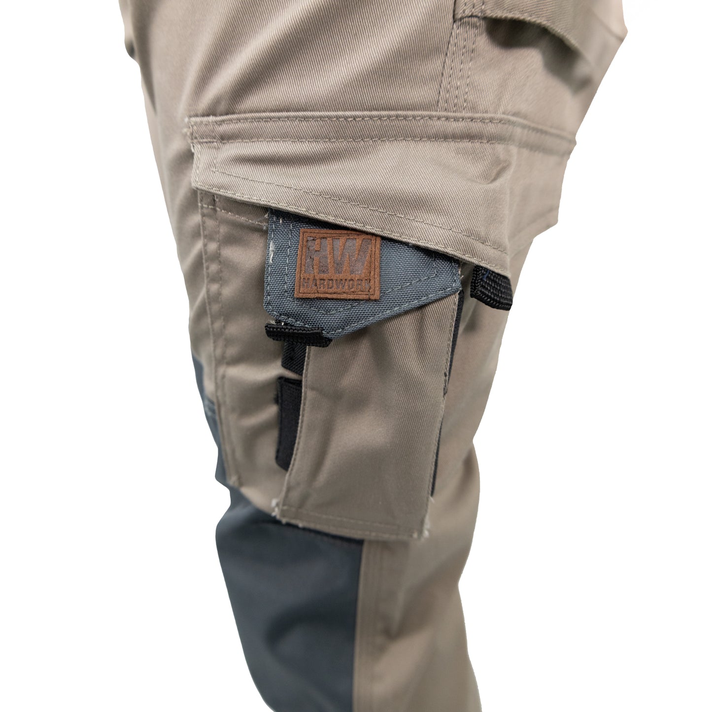 Pantalón Cargo HW Dakota Spandex Cafe Mujer