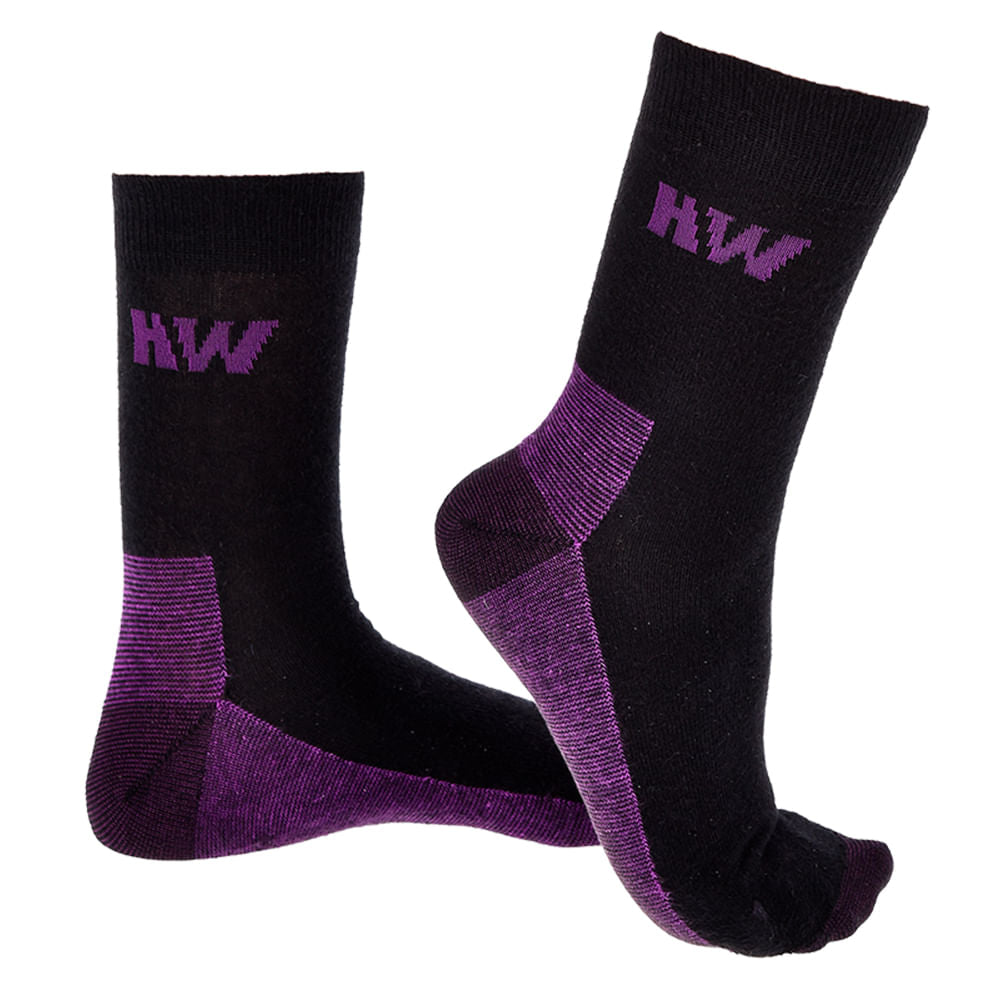 Calcetines Incopper HW Algodon Mujer Negro