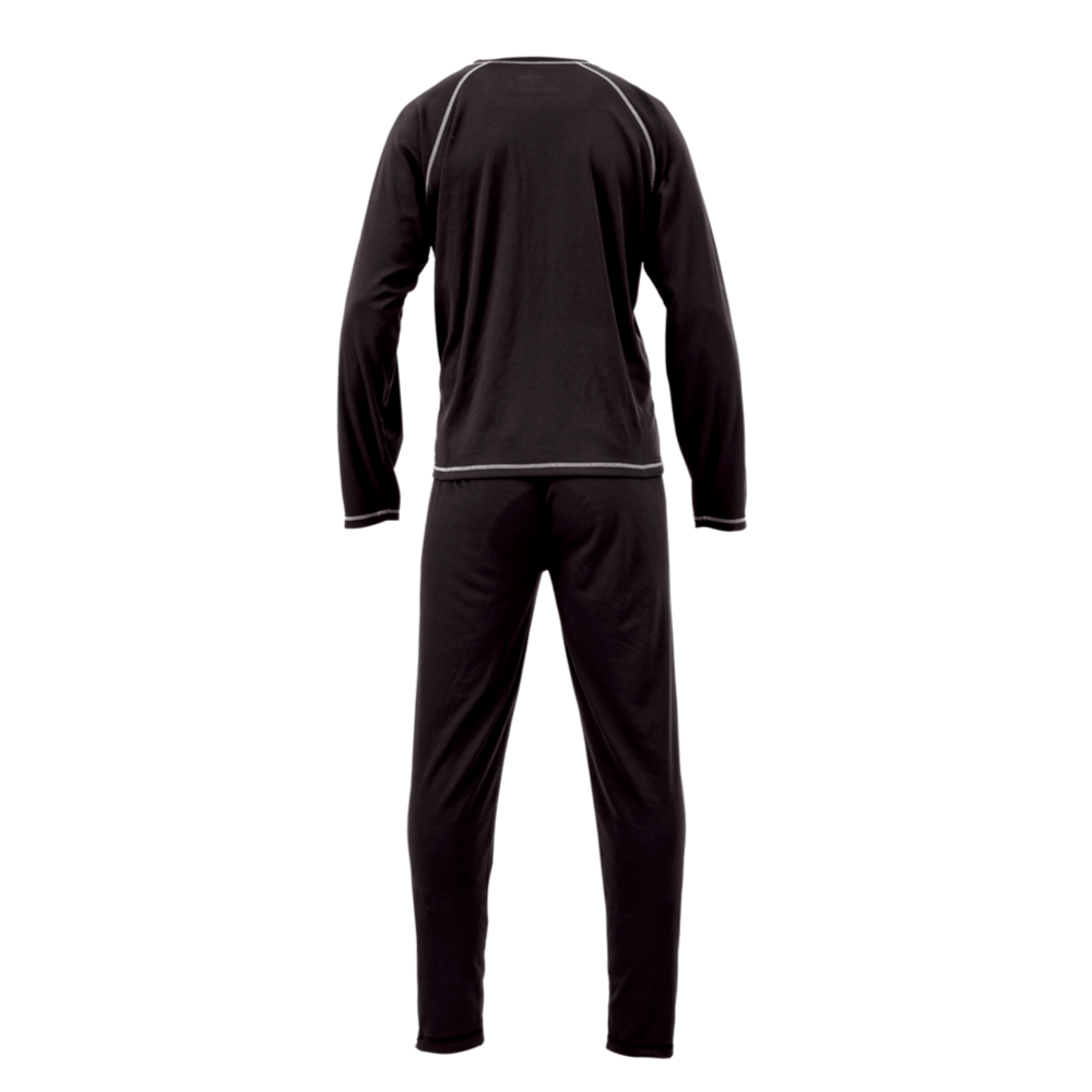 Conjunto Primera Capa HW Poliester Cooldry Negro