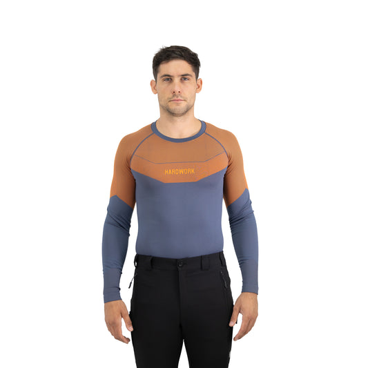 Camiseta Primera Capa HW Ecopper Hombre Blue