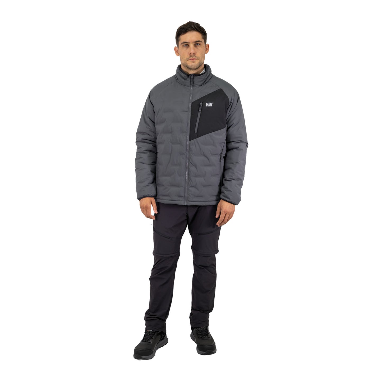 Parka HW Explorer sin Gorro Carbon Grey