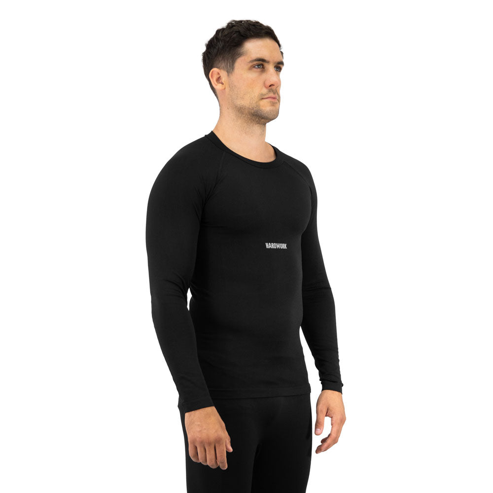 Primera Capa HW Patagonia Spandex Negro Camiseta
