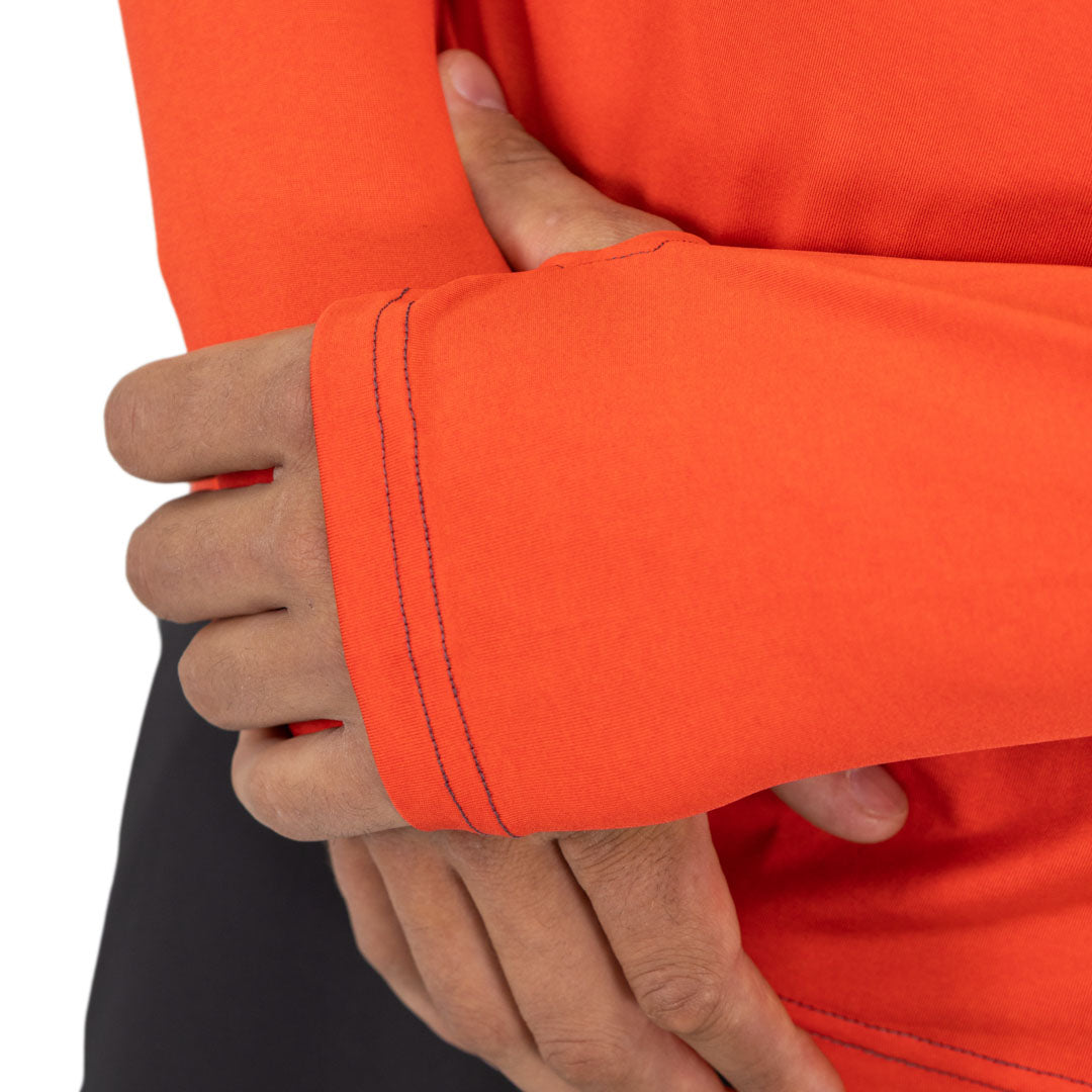 Polera Dry Fit HW SPX Manga Larga Hombre Orange
