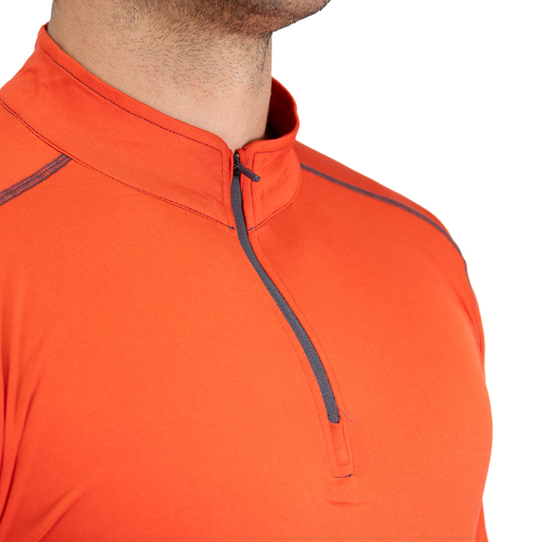 Polera Dry Fit HW SPX Manga Larga Hombre Orange