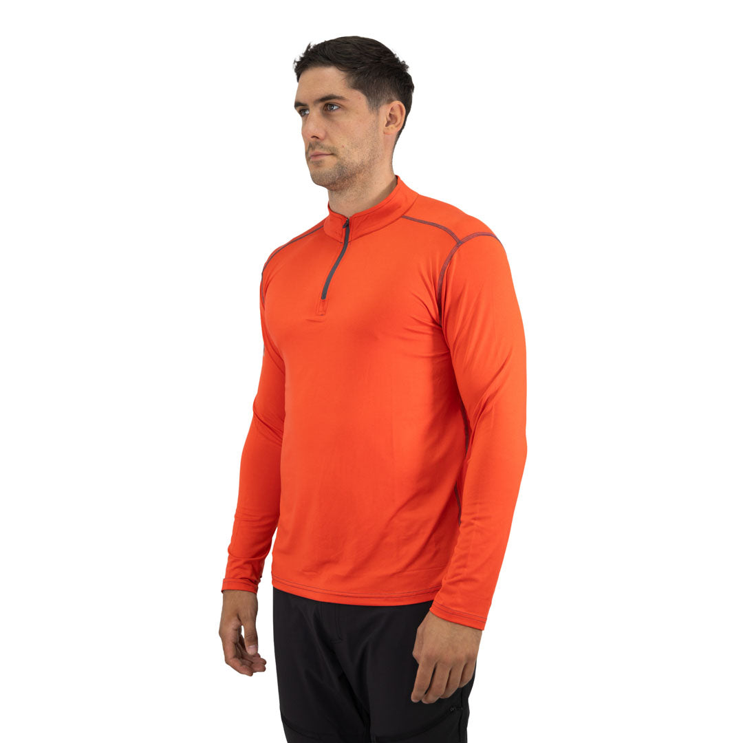 Polera Dry Fit HW SPX Manga Larga Hombre Orange