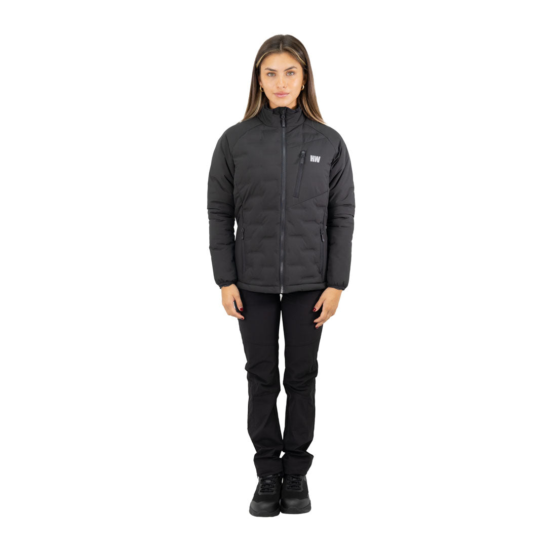 Parka Insulada HW Explorer sin Gorro Mujer Black