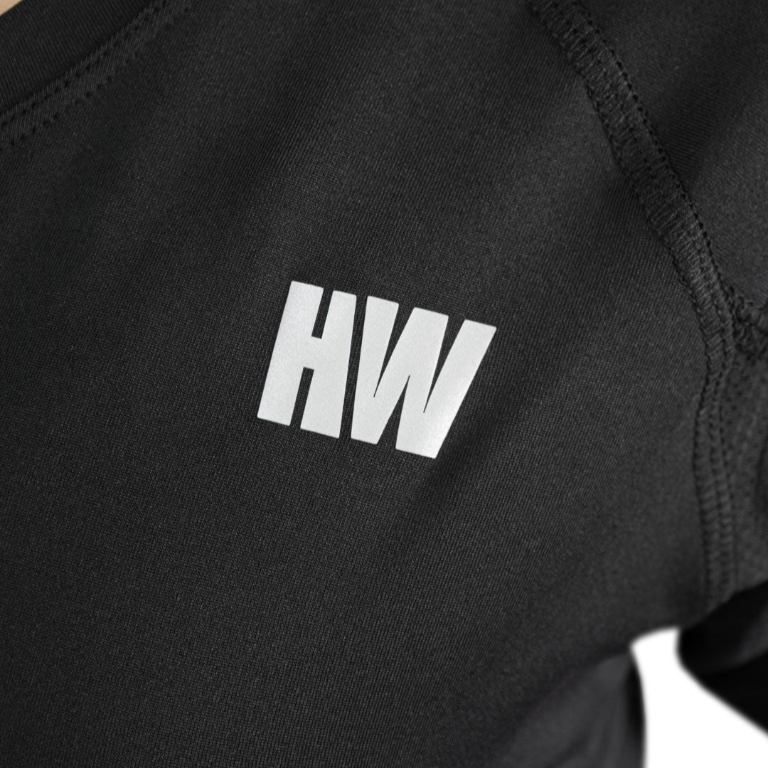 Polera Dry Fit HW SPX Manga Corta Mujer Black