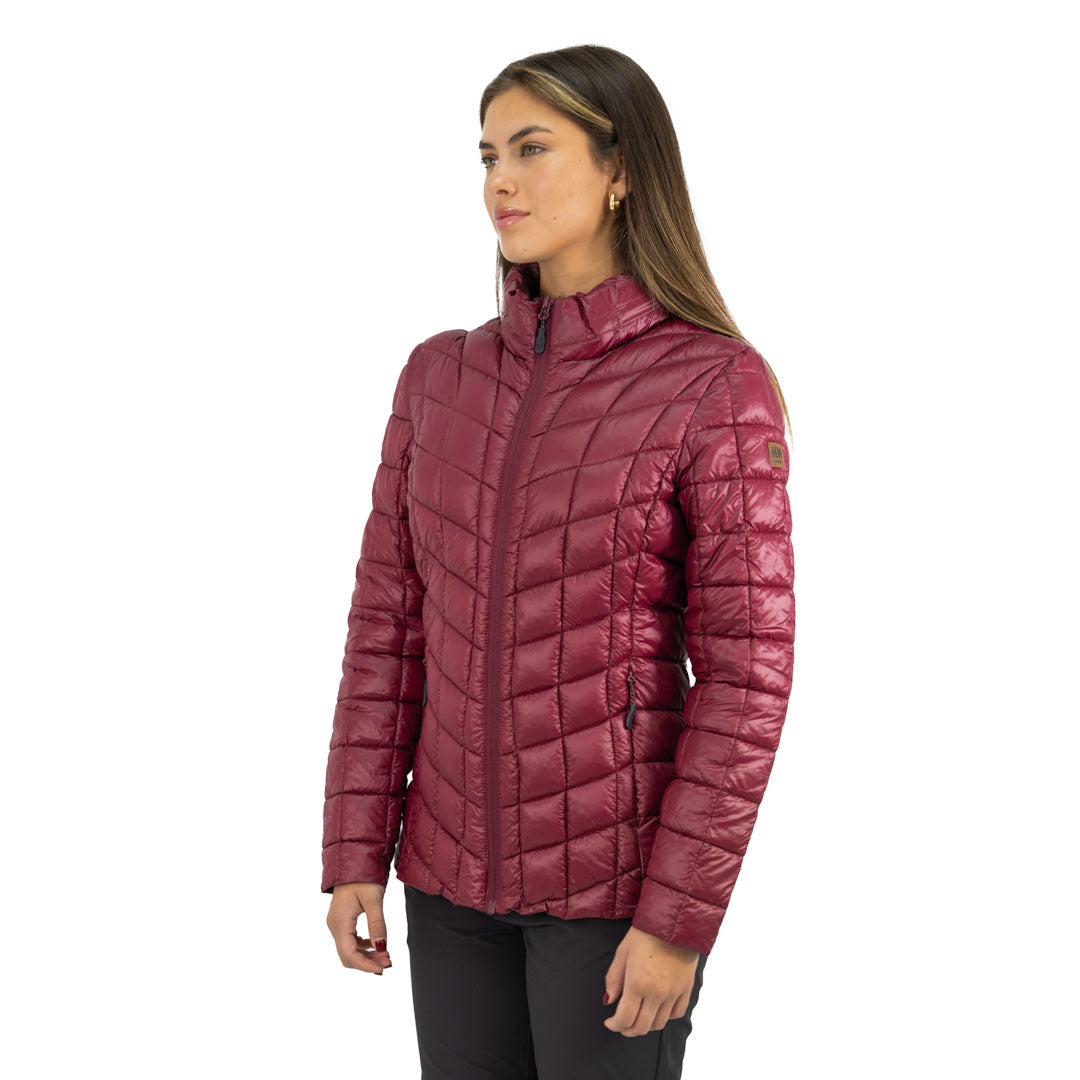 Parka Insulada HW Traveler Mujer Cabernet