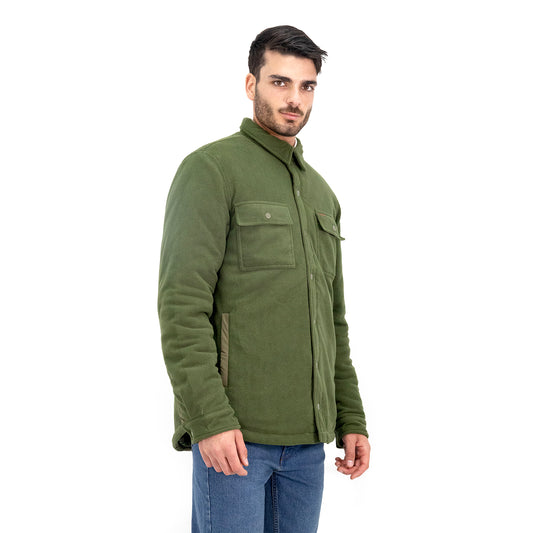 Chaqueta Polar Quebec Grizzly Verde Oliva