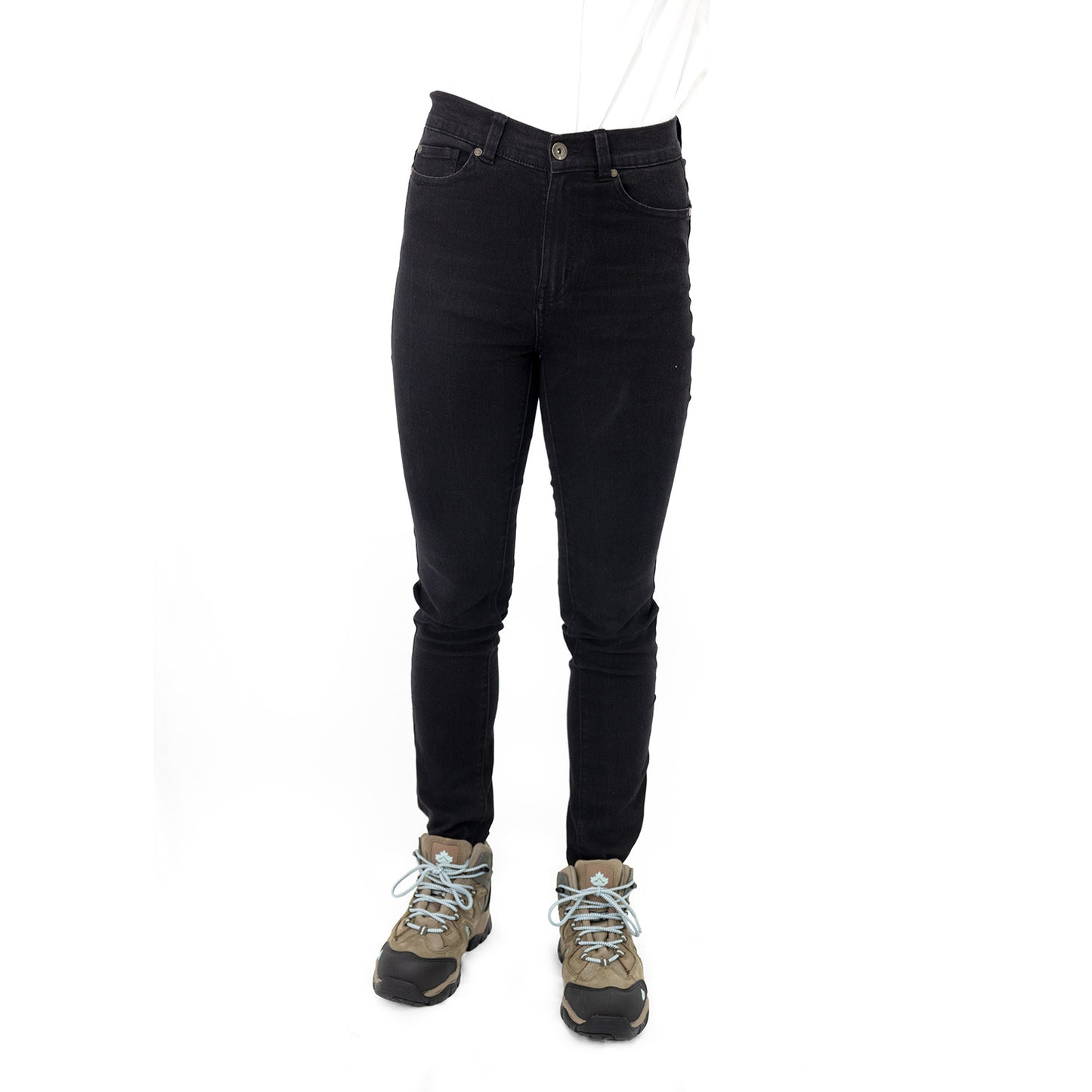 Jeans Quebec Toronto Negro Mujer