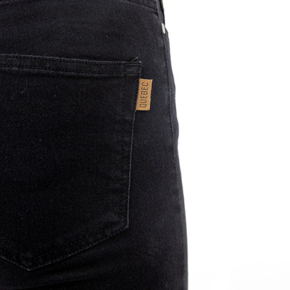 Jeans Quebec Toronto Negro Mujer