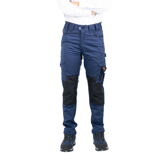 Pantalón Cargo HW Dakota Spandex Mujer Deep Blue