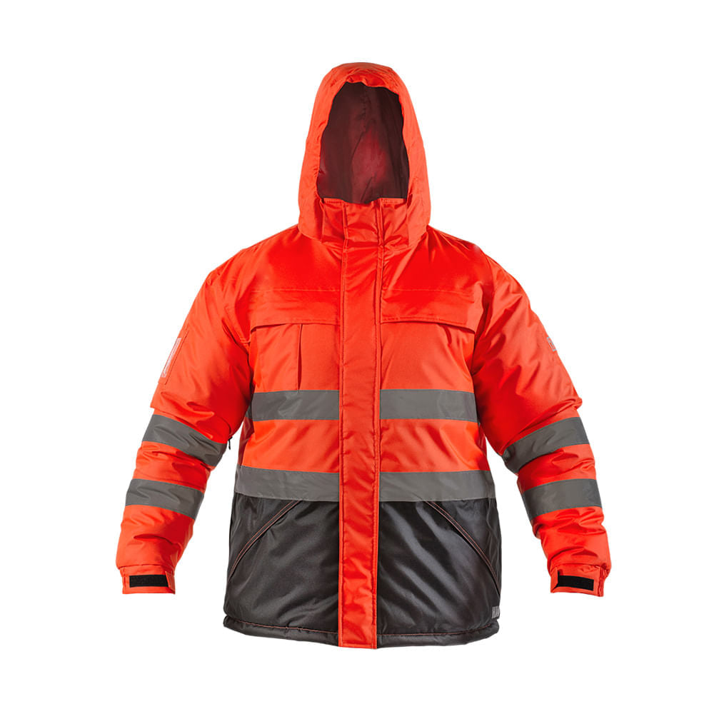 Parka Reflectiva Hw Siberia Rojo Fluor