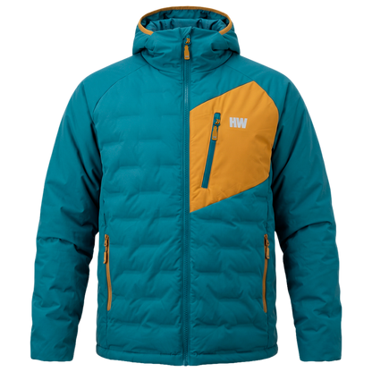 Parka Insulada HW Explorer Hombre Petroleo Mostaza