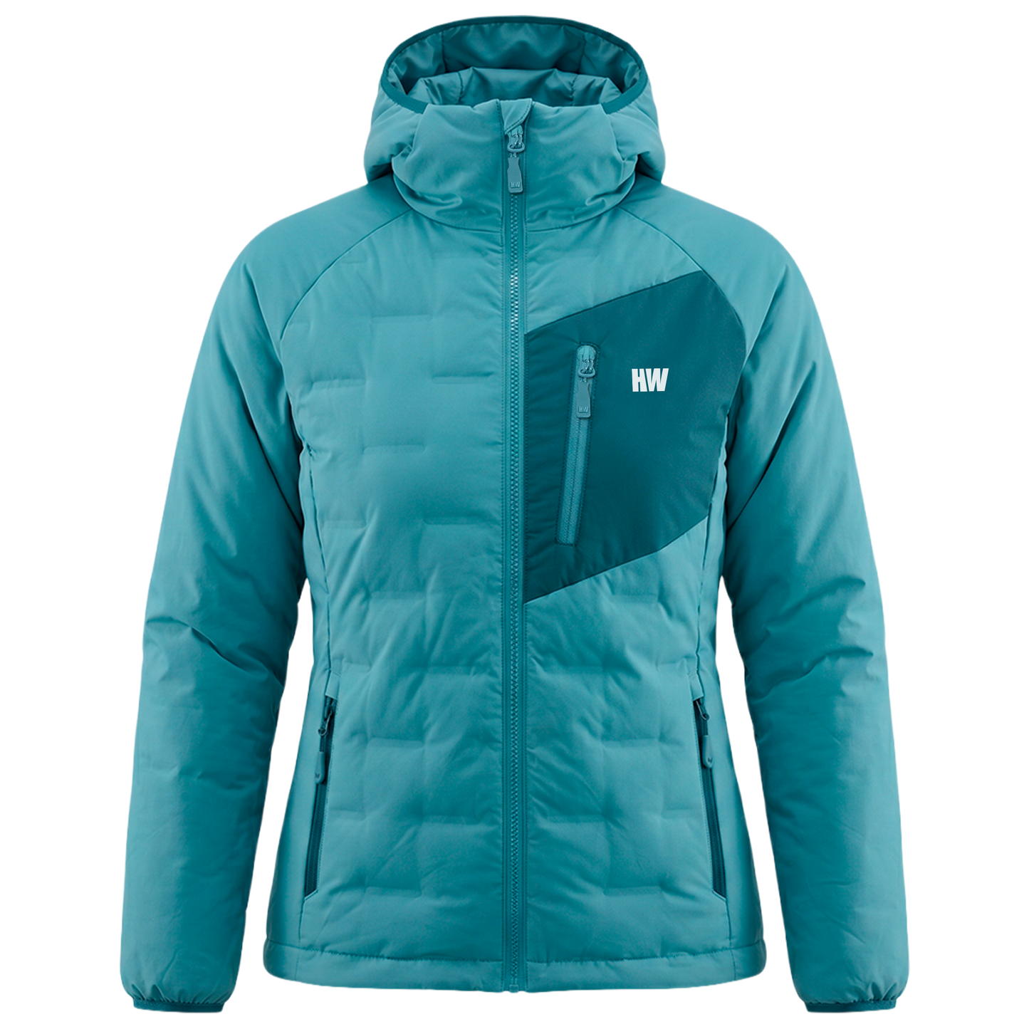 Parka Insulada HW Explorer Mujer Aqua