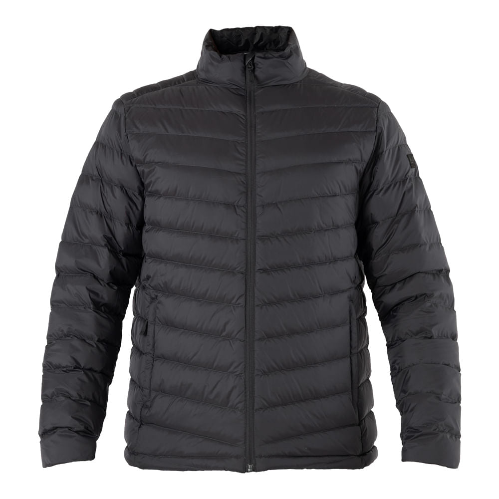 Parka Pluma HW Pullay sin Gorro Negro - S