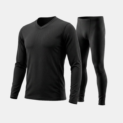 Conjunto Primera Capa HW Poliester Cooldry Negro
