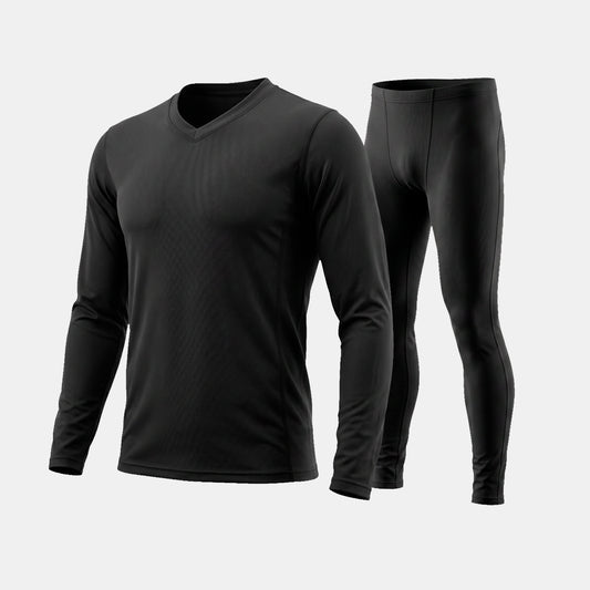 Conjunto Primera Capa HW Poliester Cooldry Negro