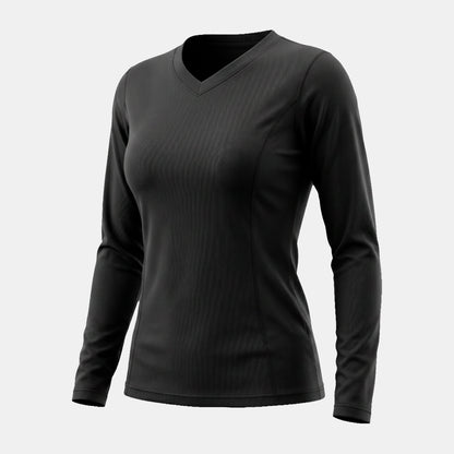 Conjunto Primera Capa HW Poliester Cooldry Mujer Black