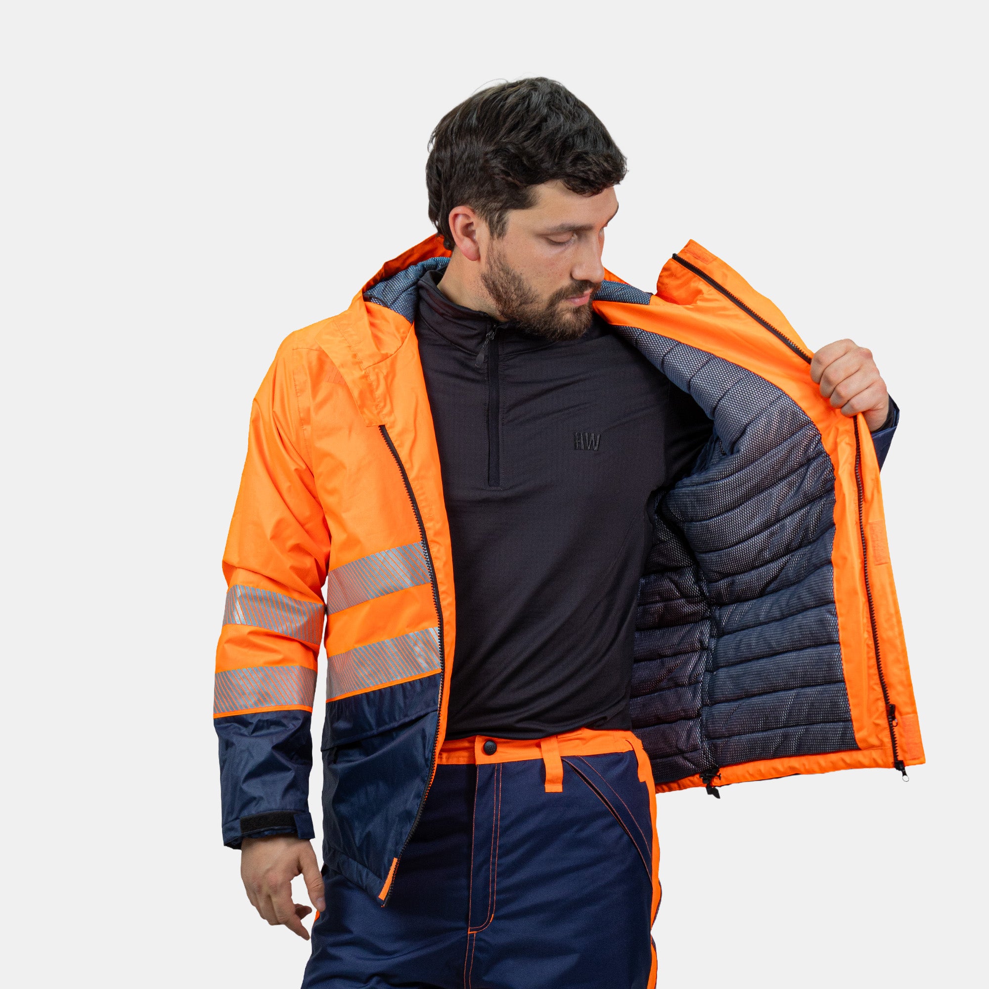 PARKA HW ARTICA NARANJO FLUOR – Hardwork