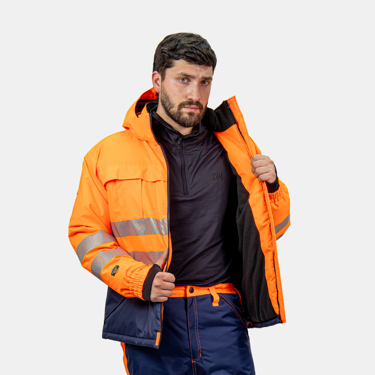 PARKA REFLECTIVA HW SIBERIA POLARIS PRO NARANJA FLUOR
