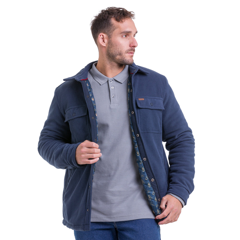 Chaqueta Polar Quebec Grizzly Azul