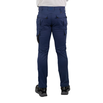 Pantalón Cargo HW Dakota Spandex Deep Blue