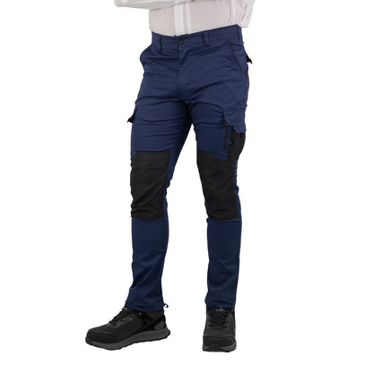 Pantalón Cargo HW Dakota Spandex Deep Blue