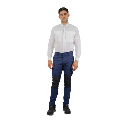 Pantalón Cargo HW Dakota Spandex Deep Blue