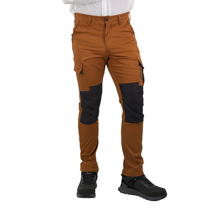 Pantalón Cargo HW Dakota Spandex Camel