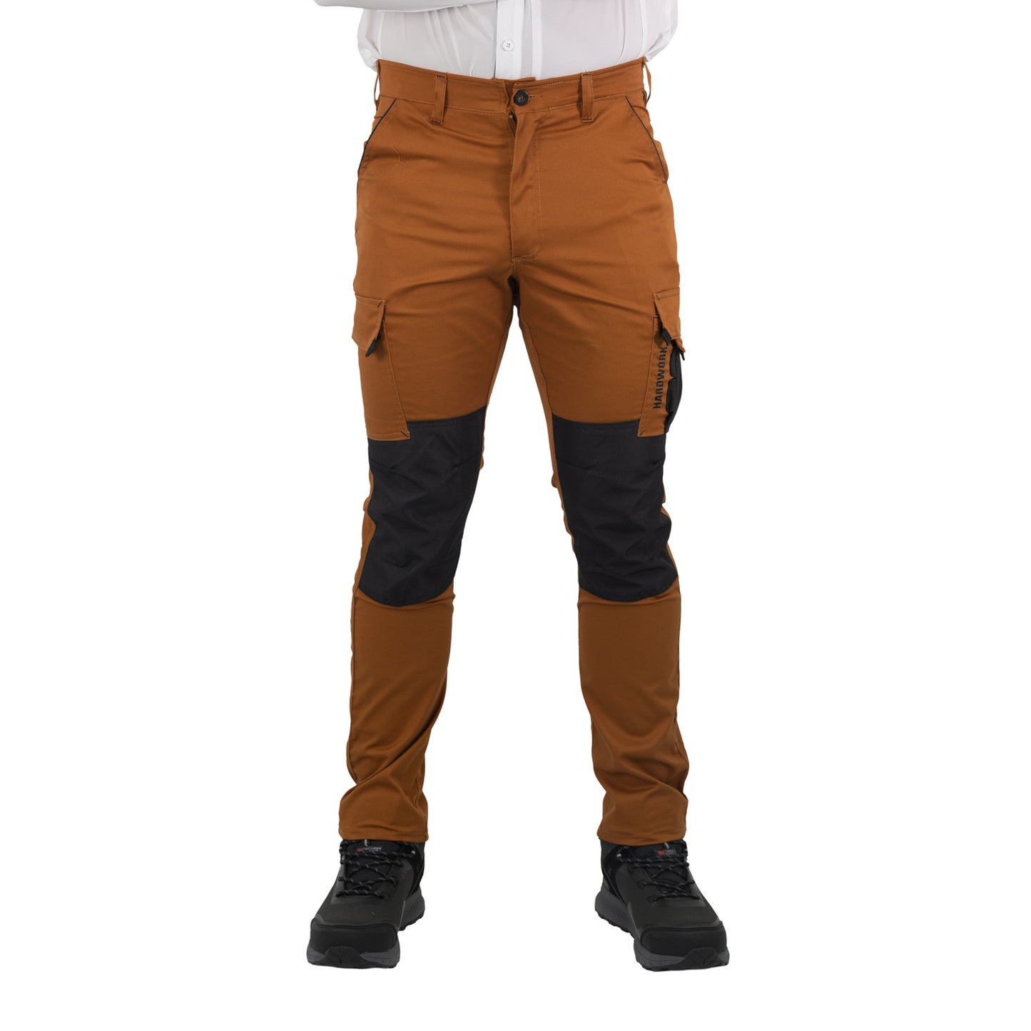 Pantalón Cargo HW Dakota Spandex Camel