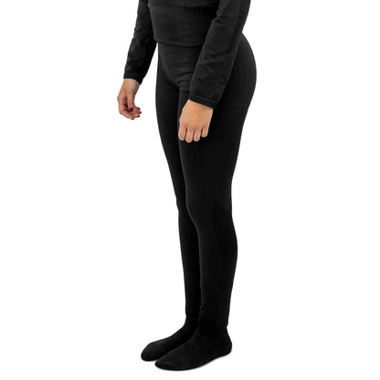 Primera capa HW Patagonia Spandex Negro Pantalon Mujer