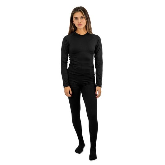 Primera capa HW Patagonia Spandex Negro Pantalon Mujer