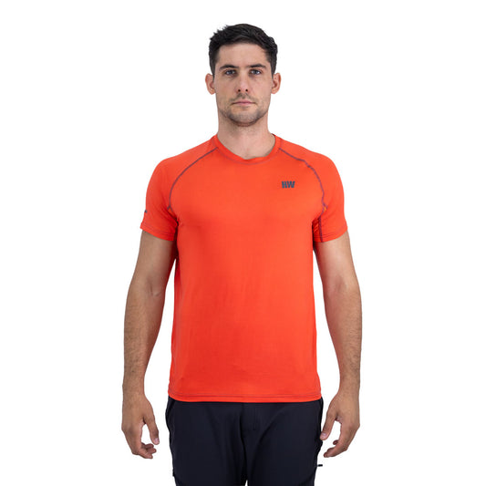 Polera Dry Fit Hw Spx Manga Corta Hombre Orange
