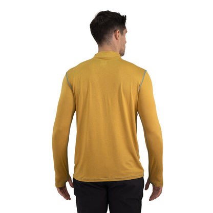 Polera Dry Fit HW SPX Manga Larga Hombre Mustard