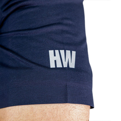 Polera HW Windsor Manga Corta Azul