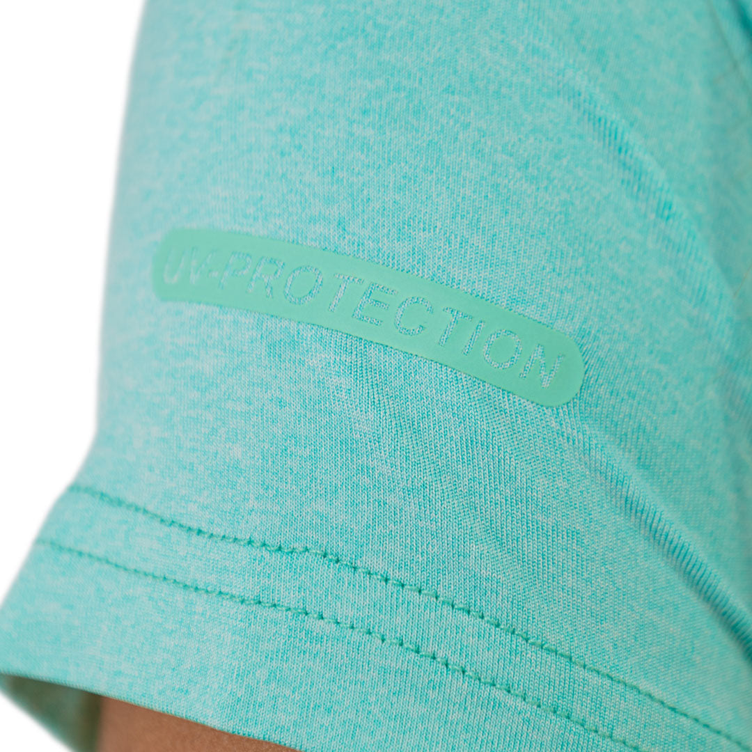 Polera Dry Fit Hw Spx Manga Corta Mujer Aqua